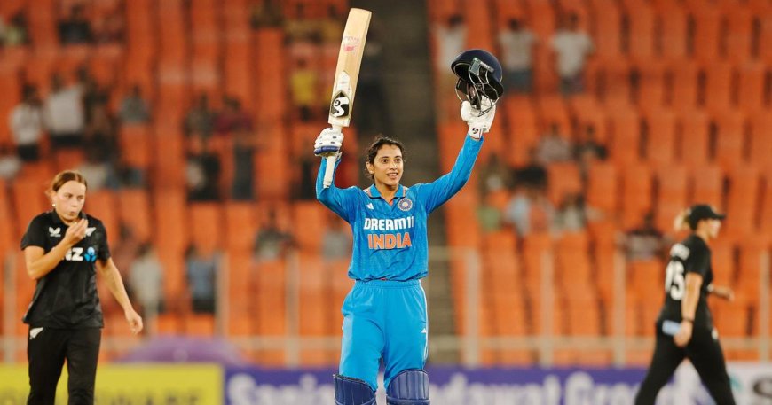 Smriti Mandhana Scores a Century, Leading India to Victory in ODI Series