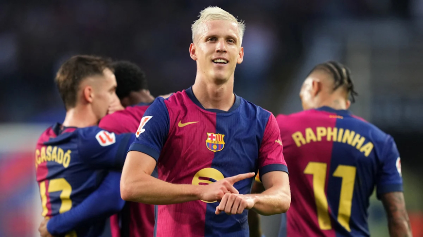 "Barcelona’s Standout Performers vs Espanyol: Dani Olmo’s Brilliance and Lamine Yamal’s Spark Lead La Liga Leaders to Derby Triumph"