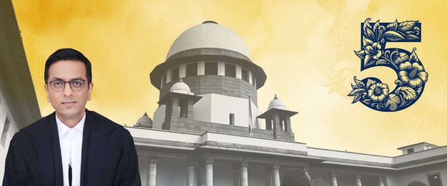 Landmark Constitutional Rulings by Justice DY Chandrachud