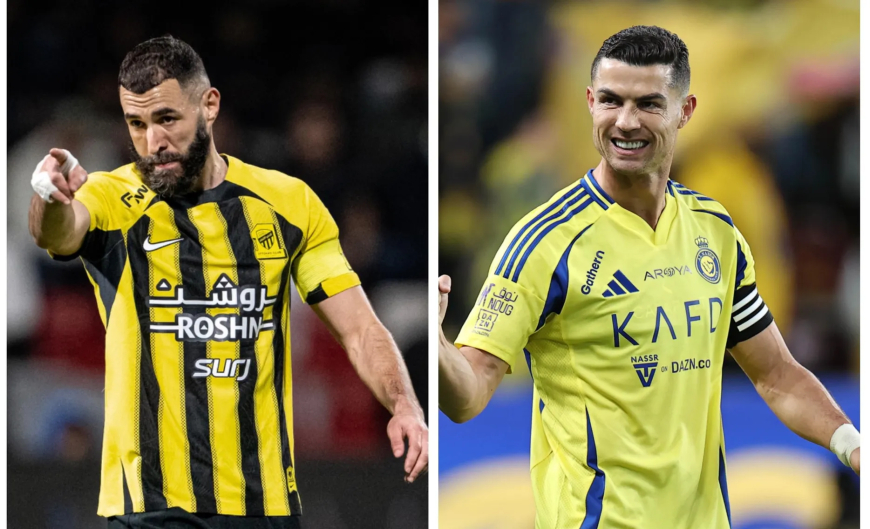 Cristiano Ronaldo Steps in as Former Real Madrid Star Karim Benzema Faces Tense Moment with Al-Nassr Player During Saudi Pro League Match