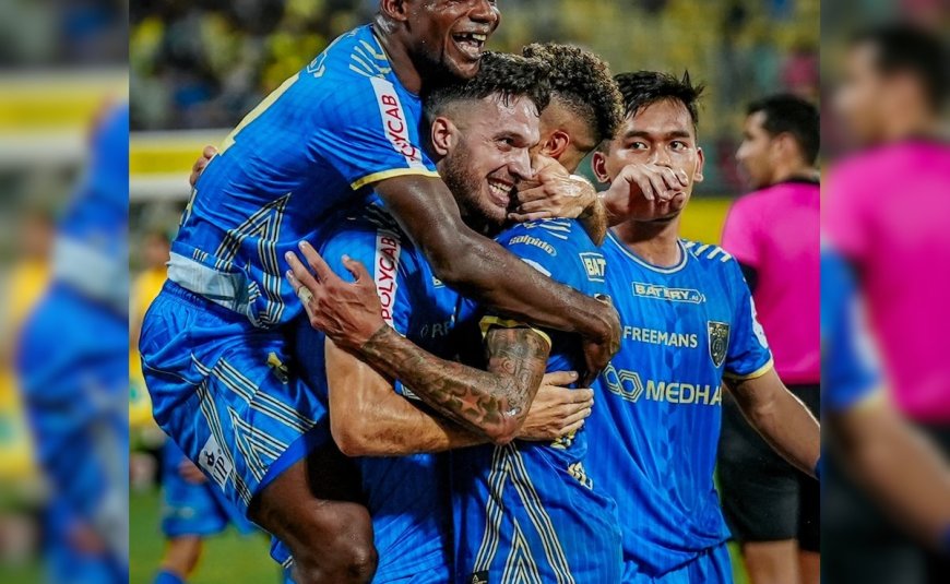 Noah Sadaoui's Last-Minute Goal Secures Kerala Blasters a Thrilling 3-2 Victory Against Odisha FC