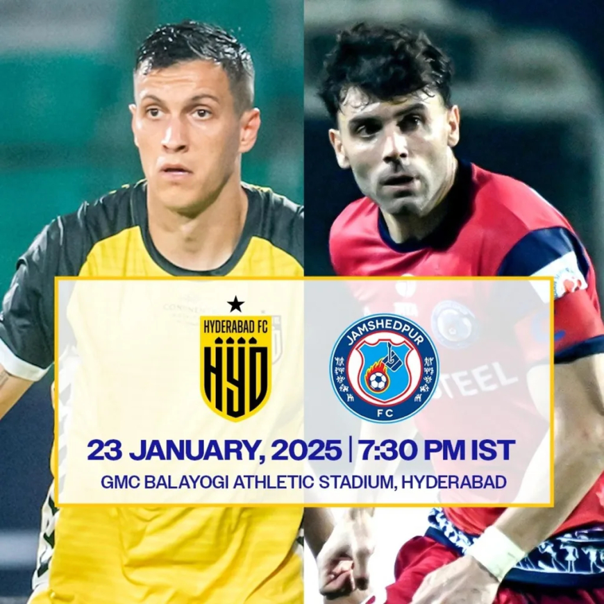 Confident Jamshedpur FC Set to Take on Hyderabad FC in an Exciting Away Match