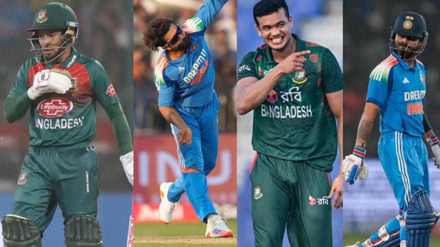 Champions Trophy 2025: Team India Must Stay Alert! These 5 Bangladesh Players Could Turn the Game in the Opening Match