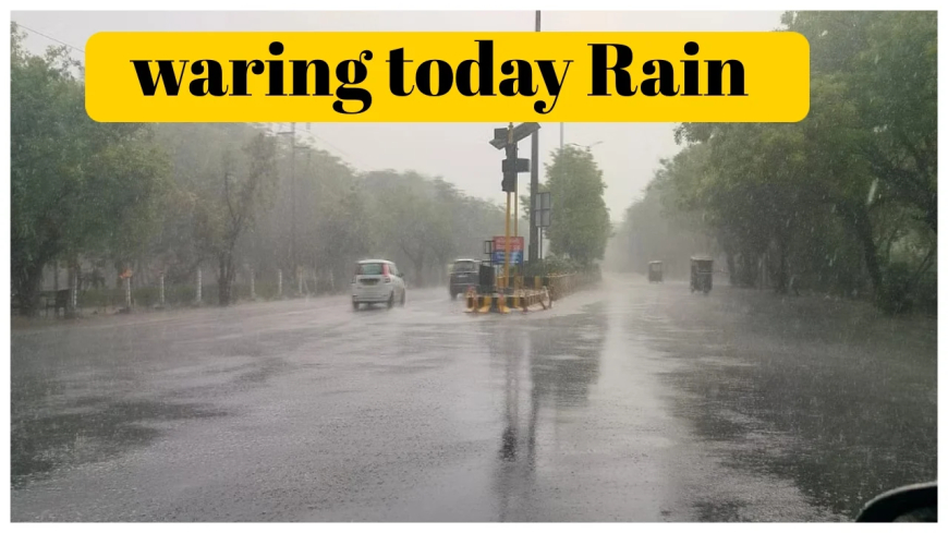 Weather Update – IMD Predicts Rain and Thunderstorms in 30 UP Districts Today