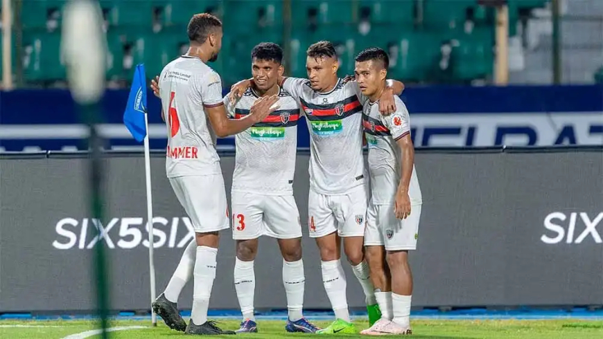 ISL: NorthEast United FC Crush Chennaiyin FC 3-0, Secure Fifth Spot in League Standings