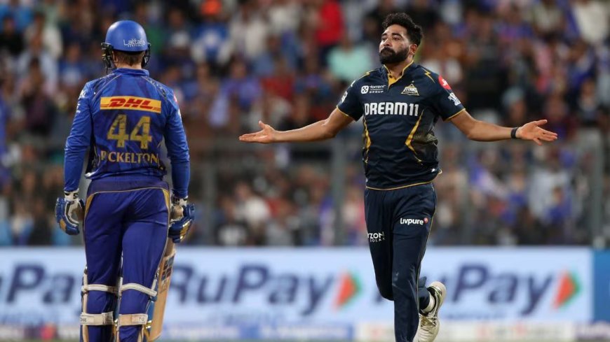 MI vs GT Live Score, IPL 2025: Rohit Sharma’s Early Departure for 7 Runs in 8 Balls