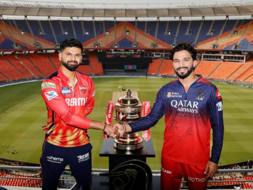 RCB Lose First Wicket Early, PBKS Skipper Shreyas Iyer Shows Fiery Response in IPL 2025 Final Clash