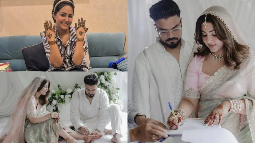 A Look Into the Private Wedding Celebration of Hina Khan and Rocky Jaiswal