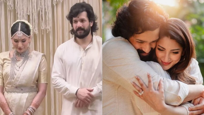 Akhil Akkineni Ties the Knot with Longtime Love Zainab Ravdjee – First Photos Out, Meet the Bride!